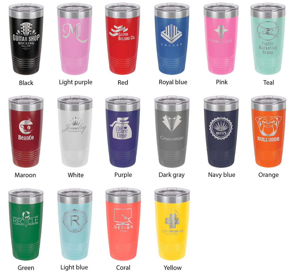 Lake Hickory Map Tumbler Travel Mug Insulated Laser Engraved Coffee Cup North Carolina 20 oz